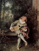 Jean-Antoine Watteau Mezzetin Germany oil painting artist